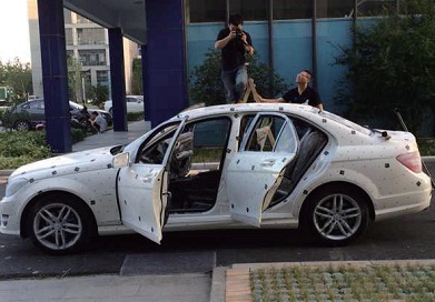汽車、船模等大型物體掃描